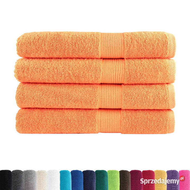 Ręczniki premium SOLUND 4 pomarańczowe 80x200 Warszawa