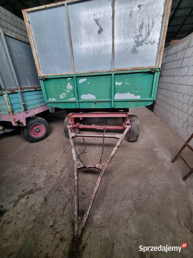 Przyczepa wywrotka z dospawanymi burtami Piotrów-Podłazy sprzedam