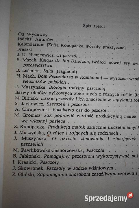 Dzierżonowski Kalendarz Pszczelarski 1986 dom i ogród Chełmno