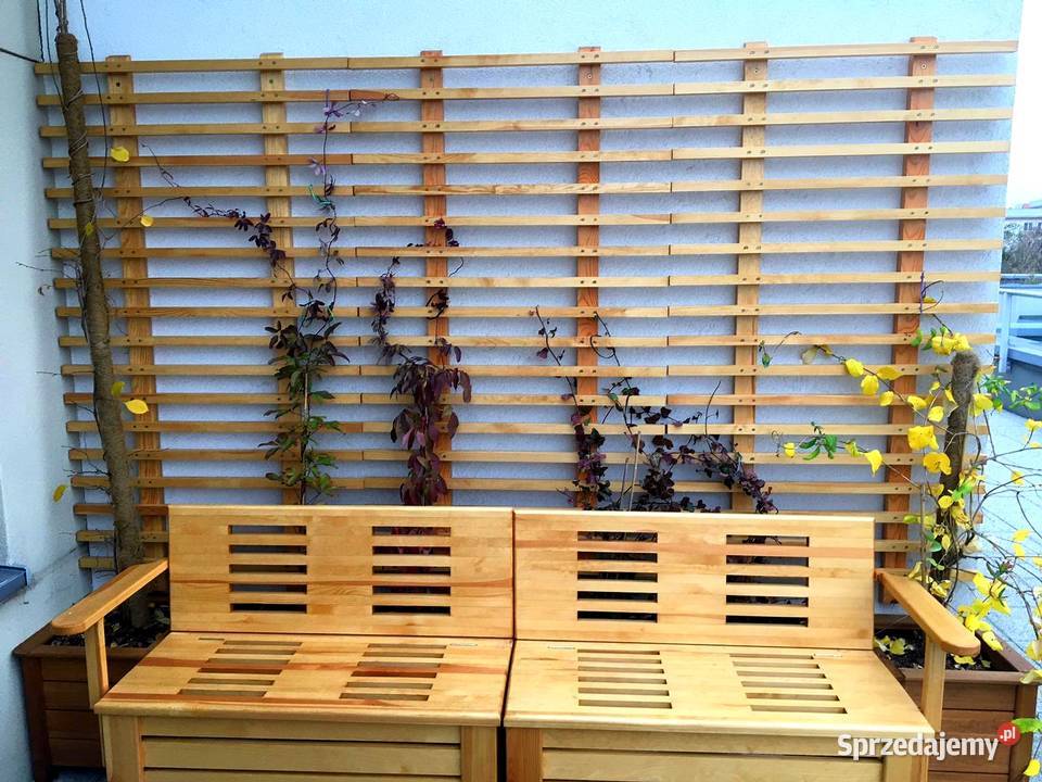 Donica drewniana prostokątna kwietnik osłonka Radków