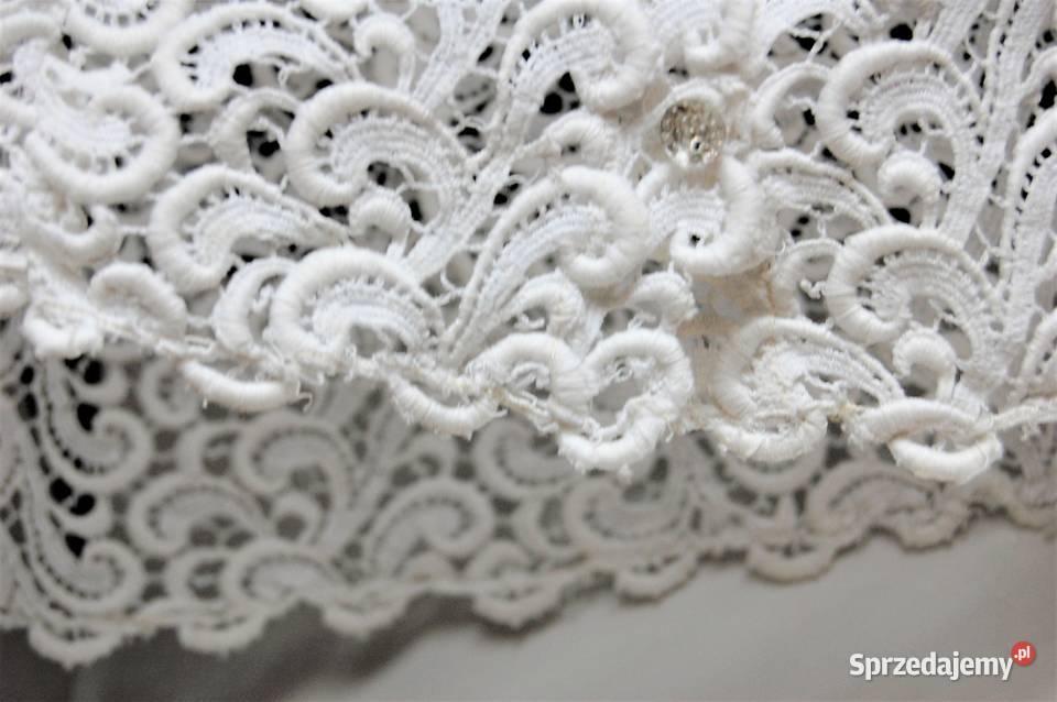 Bluzka koronkowa biała bolero M L bawełna lubelskie Lublin