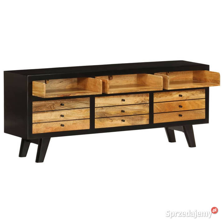 Szafka pod telewizor z litego drewna mango 120 x