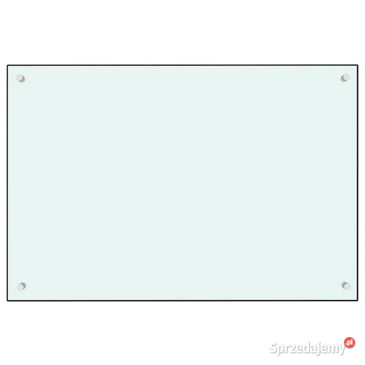 Panel ochronny do kuchni biały 90x60 szkło Warszawa