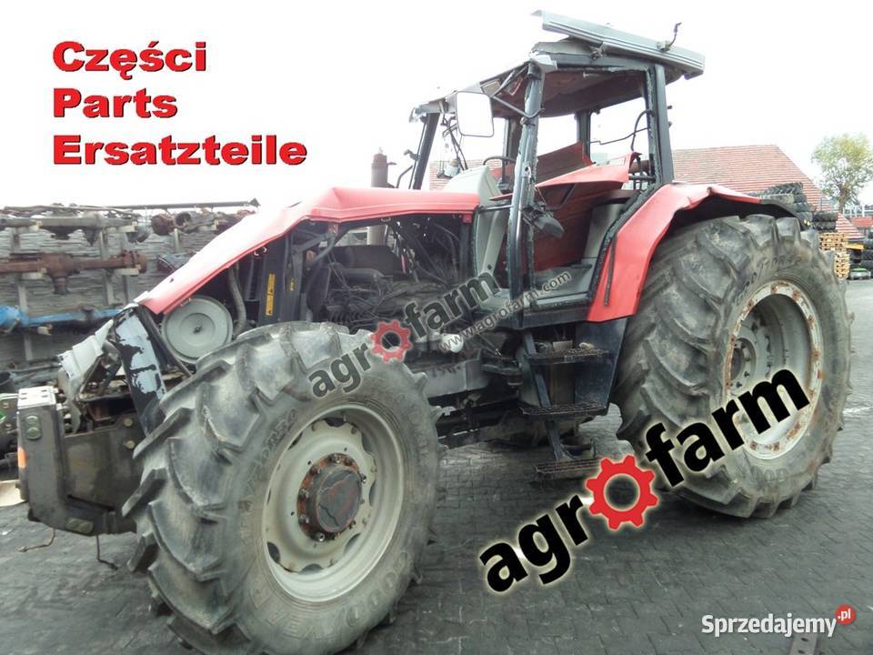 Massey Ferguson 8160 części silnik zwolnica oś Byków