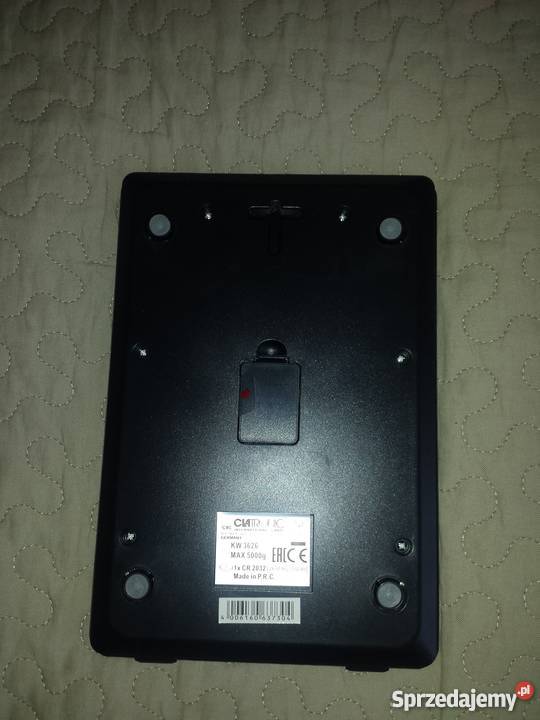 Nowa Waga CLATRONIC Czarna AGD drobne Warszawa sprzedam