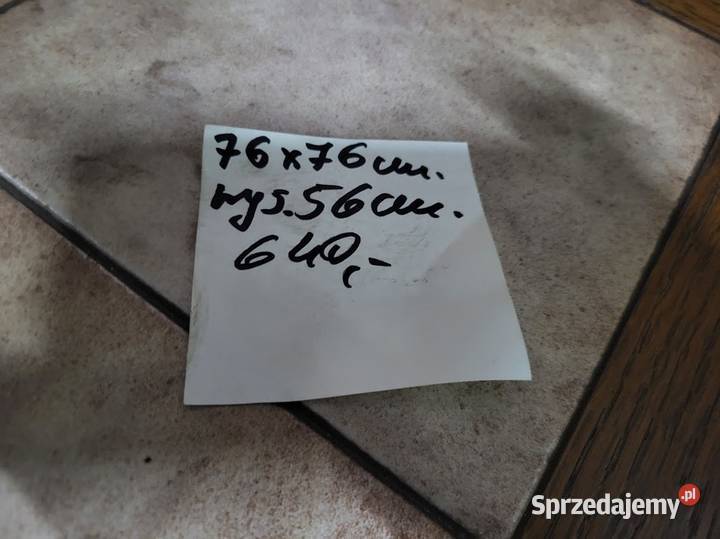 Solidna dębowa ława stolik z kafelkami Niemiec sprzedam