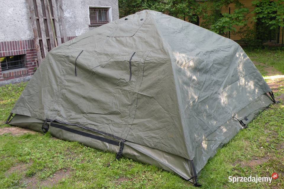 Namiot Us Army five soldier crew tent greenwhite Wrocław
