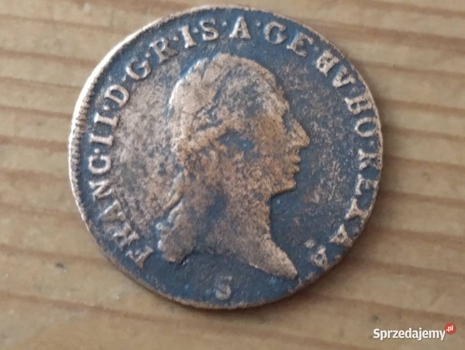 Moneta 1 kreuzer 1800 mazowieckie Warszawa
