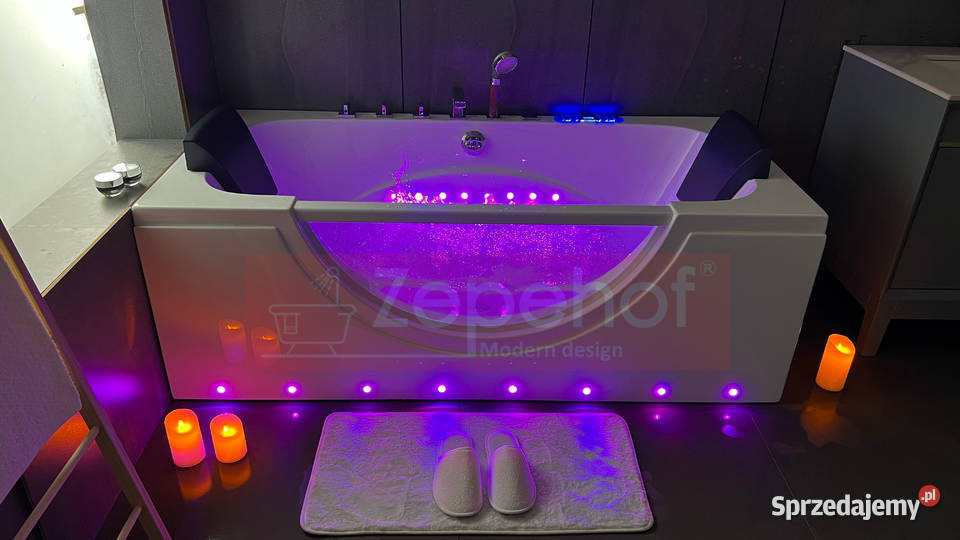 Wanna z hydromasażem C510 prostokątna Grabówka