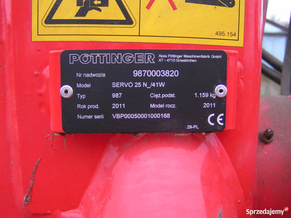 Pług 4 sibowy Pottinger podlaskie Słuczanka