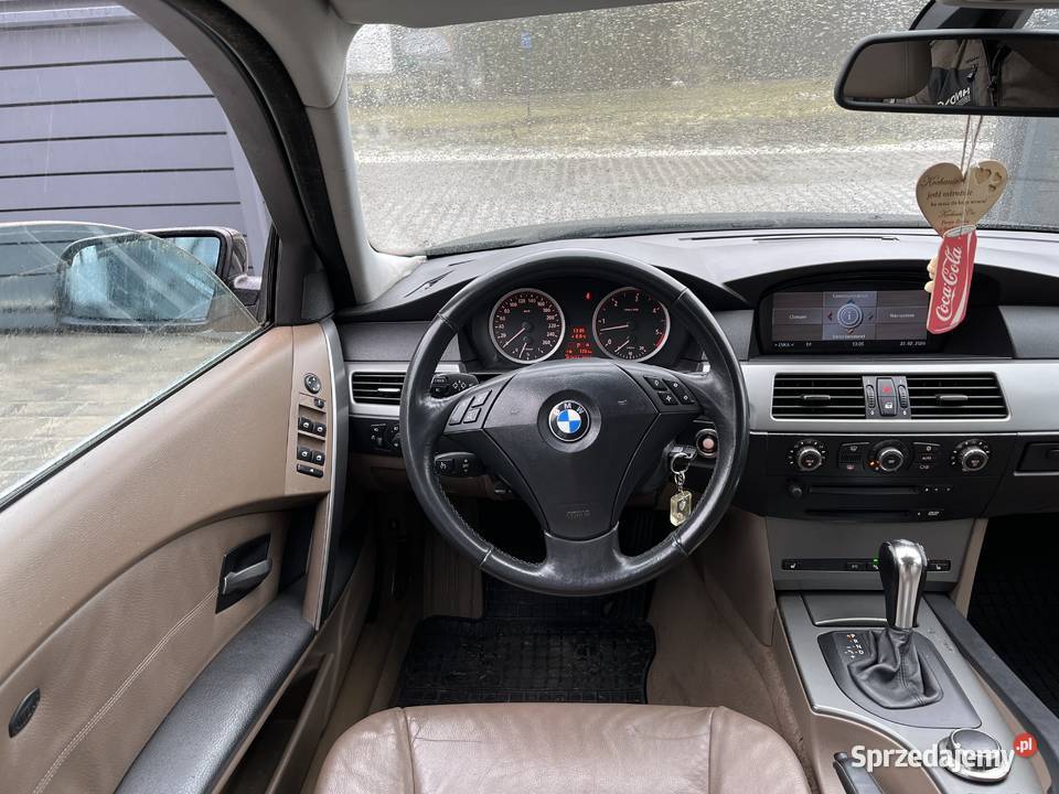 BMW E60 Czarna Sedan Zadbana diesel Toruń
