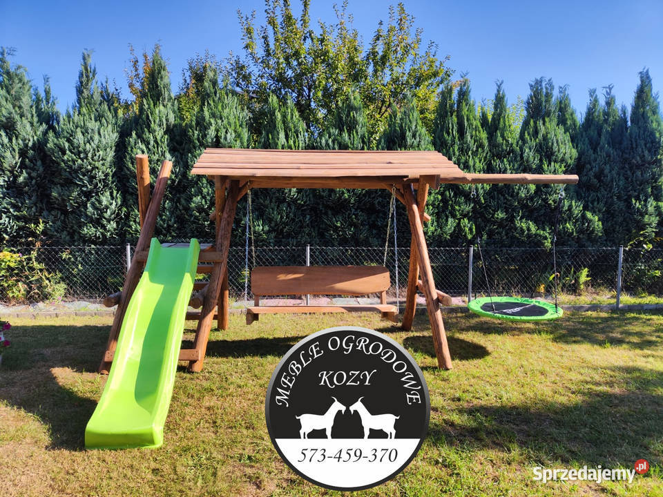PROMOCJA Huśtawka ogrodowa drewniana plac zabaw Pyskowice