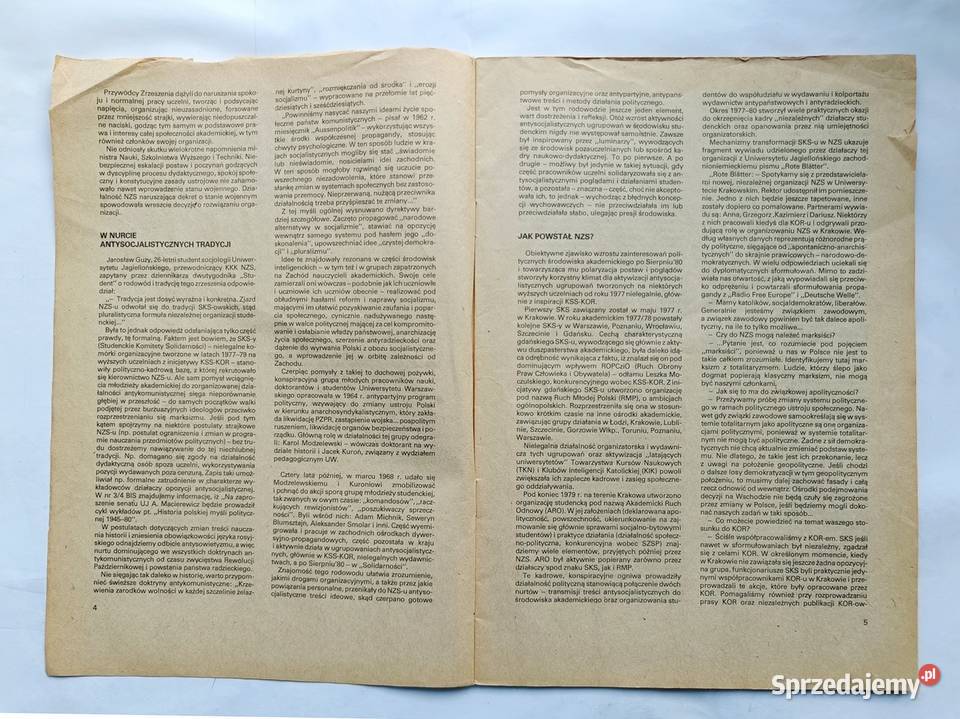 Insurekcji nie będzie NZS prawda o polskiej Gdynia