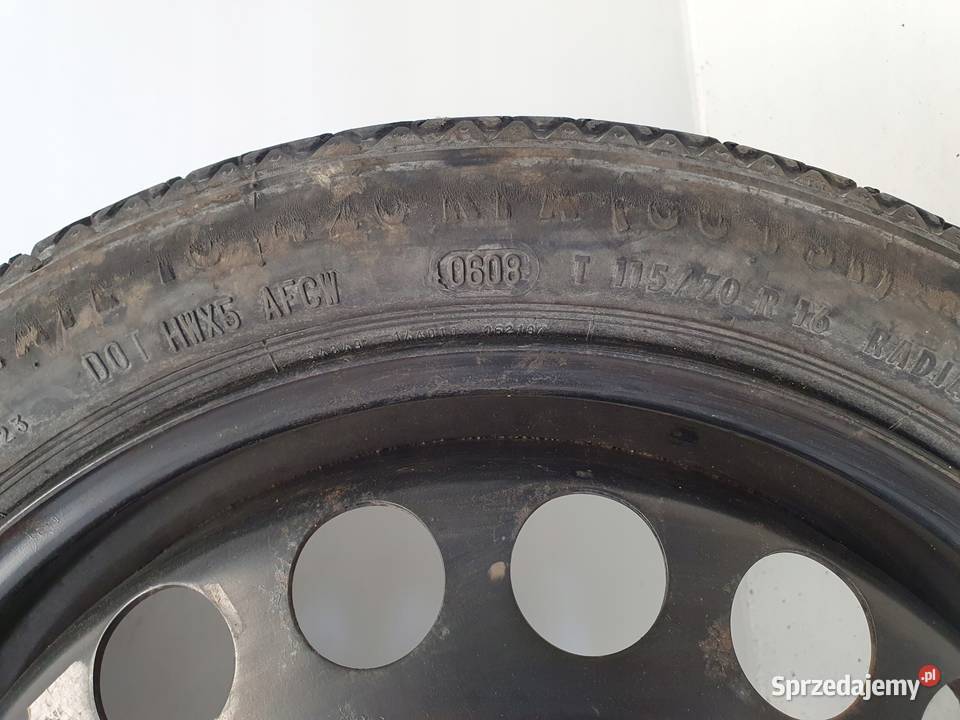 KOŁO DOJAZDOWE 11570 R16 2160132 5x110 Chełm sprzedam