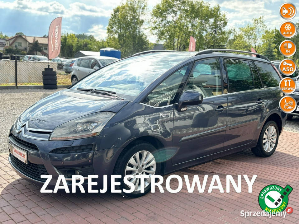 Citroen C4 Grand Picasso Gwarancja 7mio osobowy lakier metallic mazowieckie Sade Budy