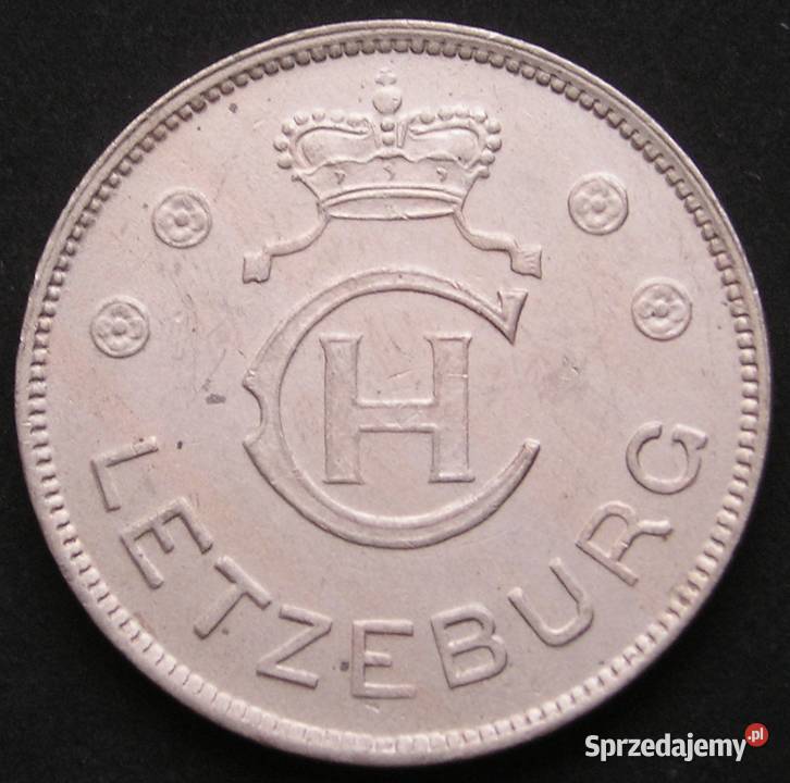 Luksemburg 5 frang 1939 stan 12 Łódź