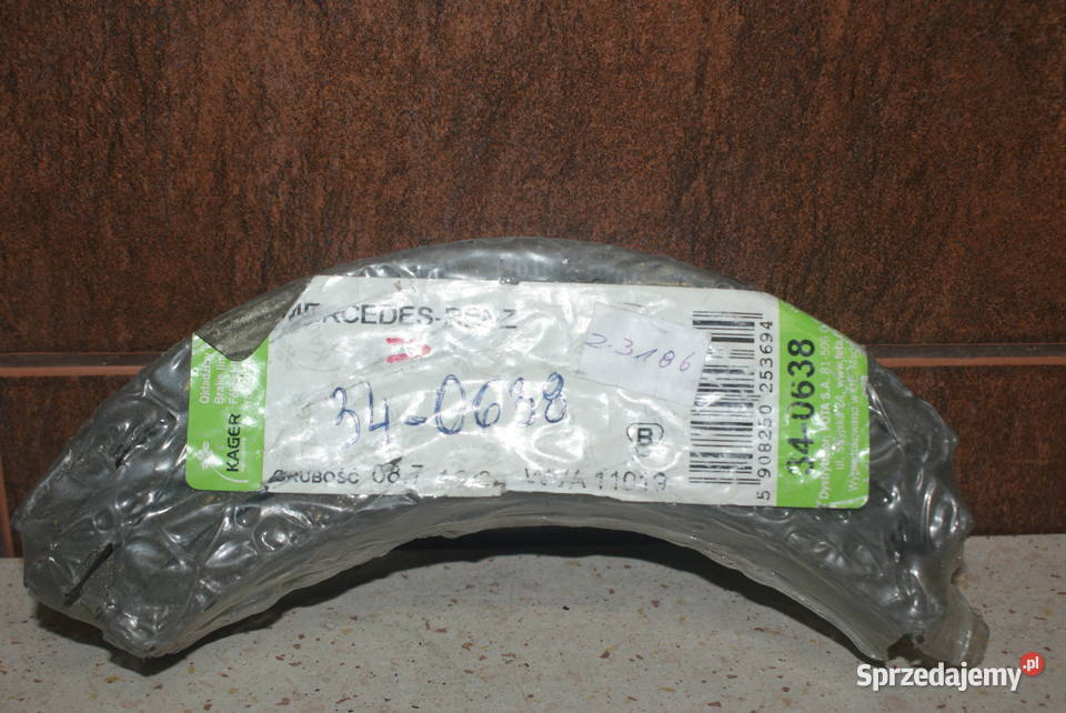 Okładzina SZCZĘKA ham MERCEDES T1 601 207 D 309D Białobrzegi