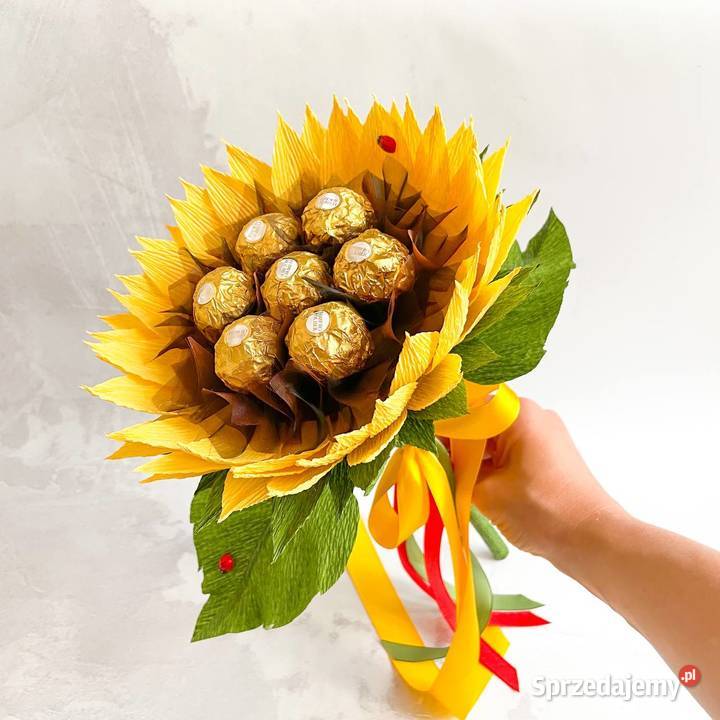 Duży słonecznik z cukierkami rozmiar L Zielona Góra