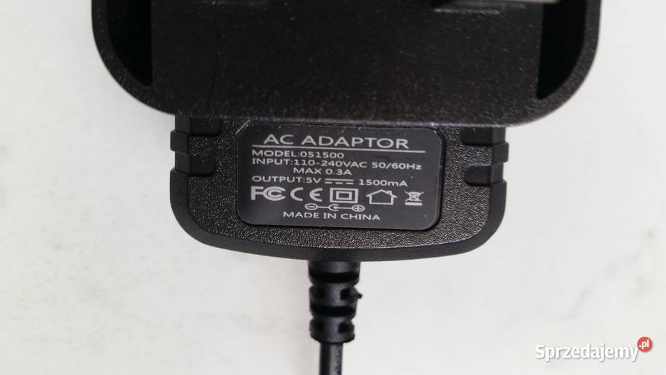 Angielska ladowarka AC ADAPTOR 5V1500mADigital Puławy