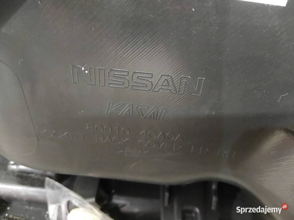 TAPICERKA BOCZEK PRAWY PRZÓD PASAŻERA EU