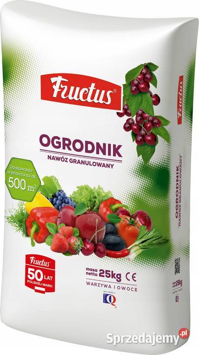 Nawóz Uniwersalny do Ogrodu 25 Fructus Warzywa Nawozy małopolskie