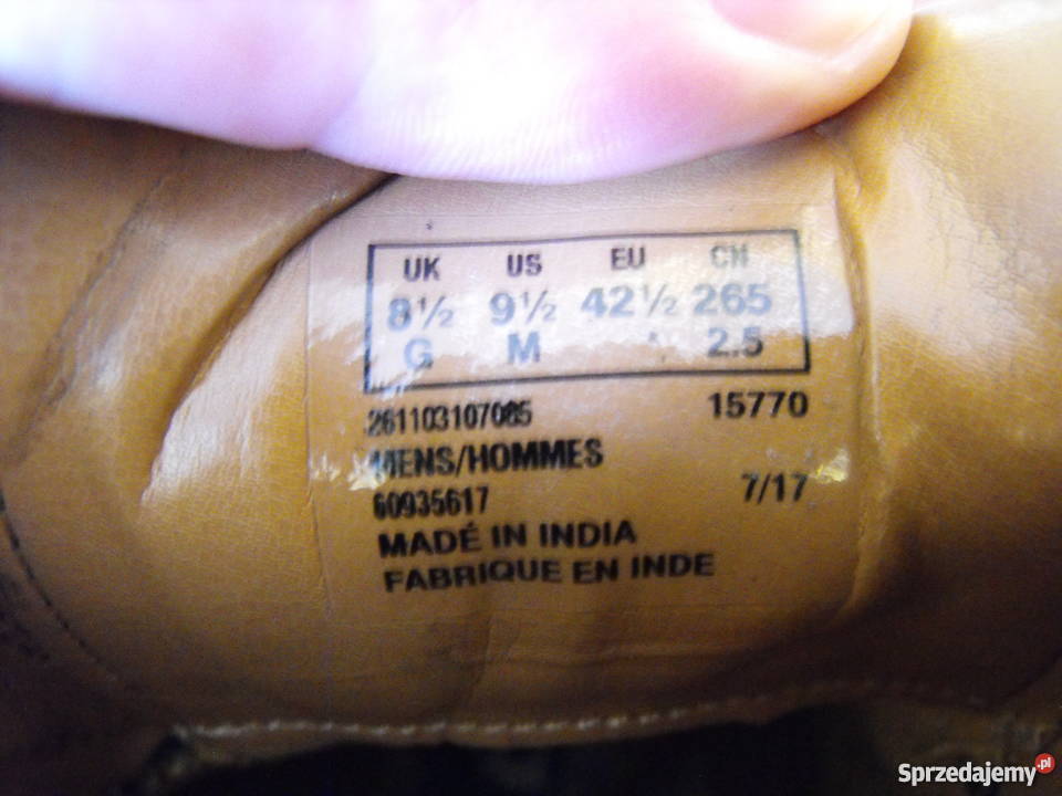 Buty CLARKS 4243 275 Skóra pantofle podlaskie Białystok