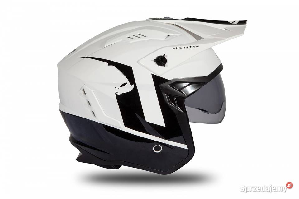 KASK UFO Z BLENDĄ TRIAL BAŁO CZARNY SMLXL Mrągowo