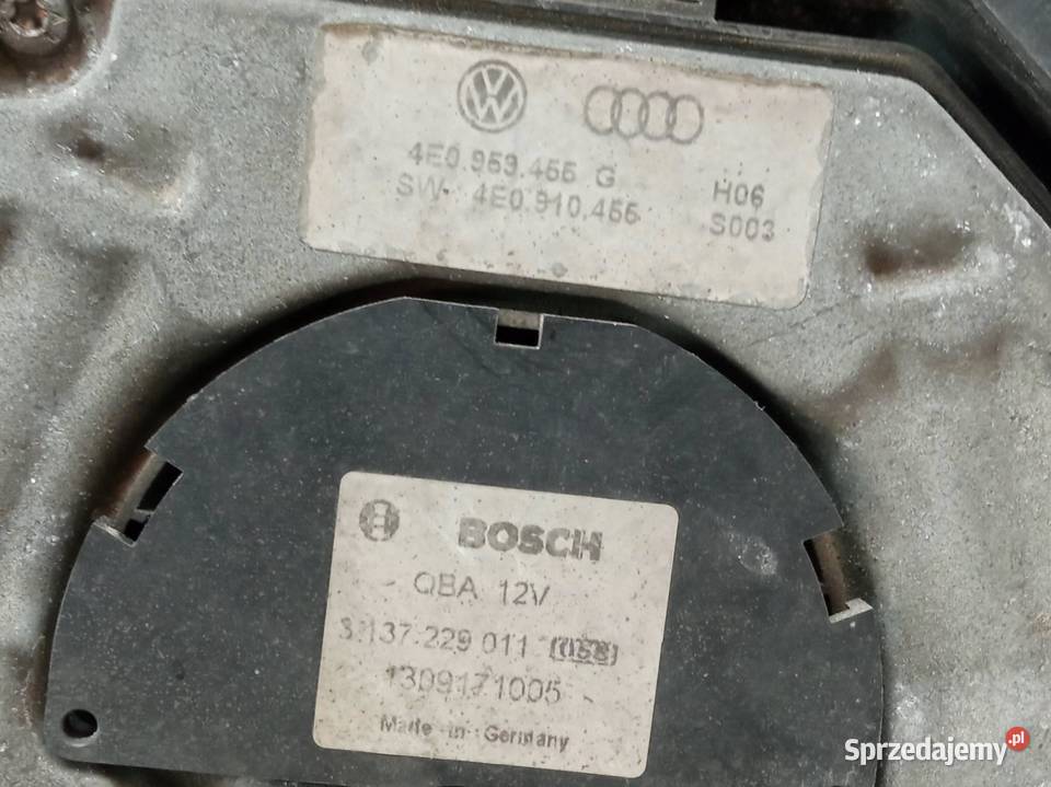 WENTYLATOR CHŁODNICY 42 B 4E0959455G 4E0121207C sprzedam