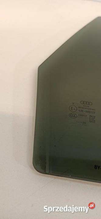 AUDI A3 8Y SZYBA DRZWI PRAWY TYŁ 8Y4845206A osobowe