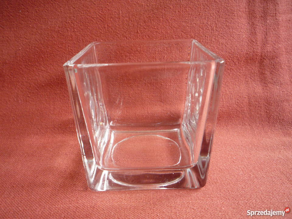 NOWE 2 Świeczniki Grube szkło na podgrzewacz Szczecin