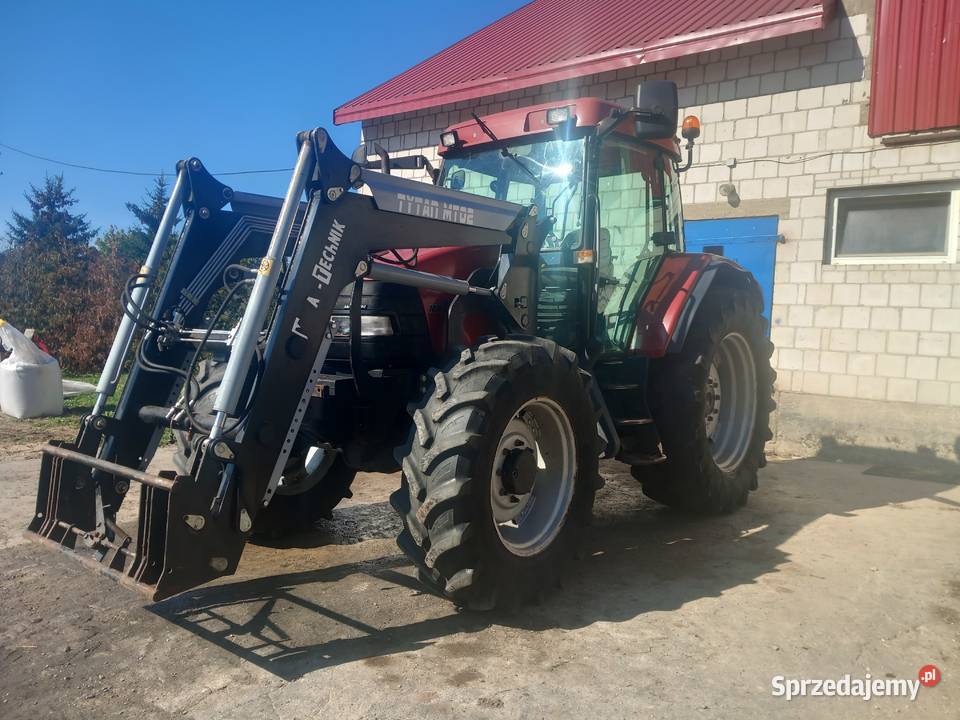 Sprzedam ciągnik Case MX100 C z ładowaczem Zambrów sprzedam