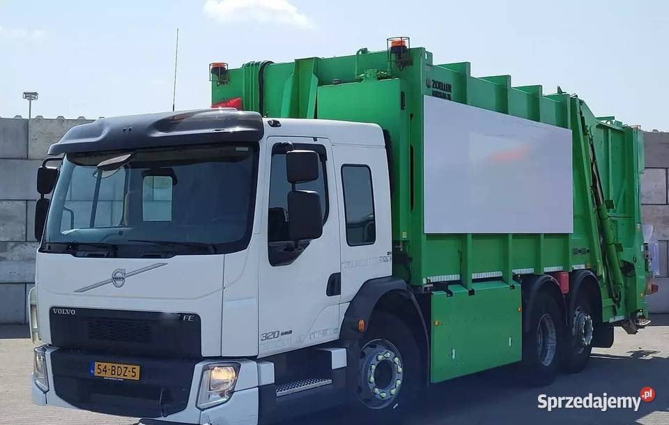 Volvo FE 320 śmieciarka trzyosiowa Zoeller 20m3 świętokrzyskie Nowiny