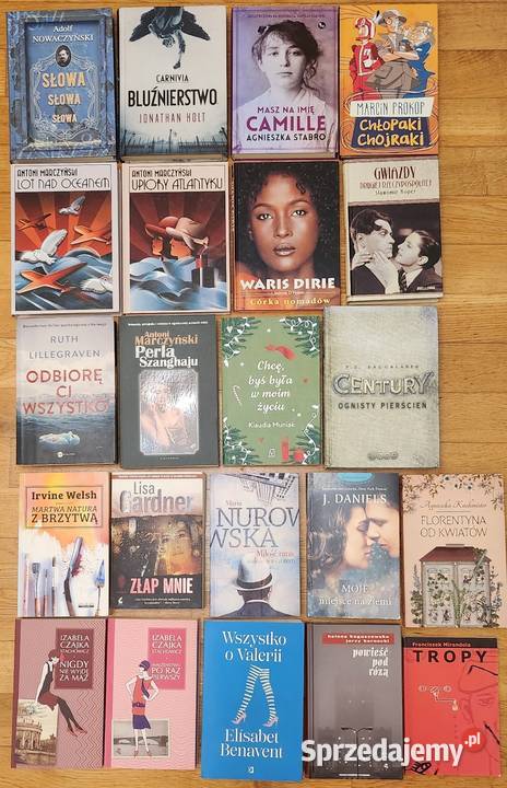 Zestaw 22 książek różnych autorów Warszawa