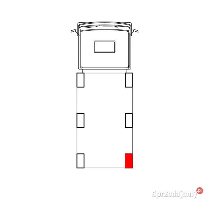 Słupek Blueline 500 mm DL z podwójnym zamkiem Przysieka Polska