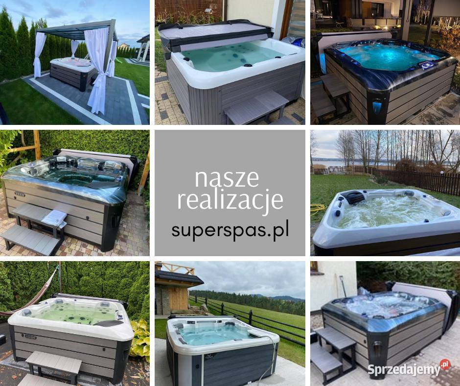 Jacuzzi zewnętrzne całoroczne Santorini 6os Środa Wielkopolska sprzedam
