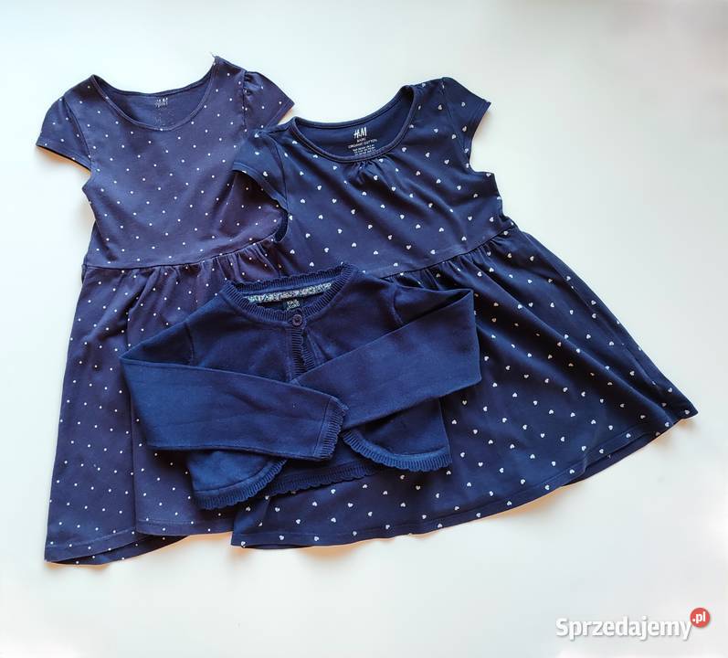 Zestaw dwie sukienki HM bolerko KikiKoko 98104 Sukienki i spódniczki Katowice sprzedam
