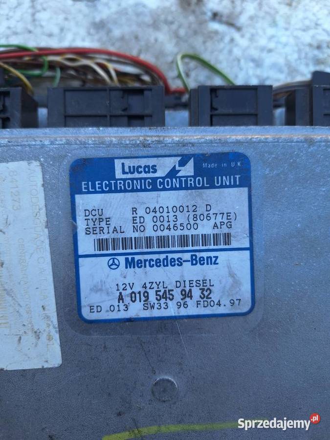 Komputer Sterownik Silnika Mercedes W210 Wisznice sprzedam