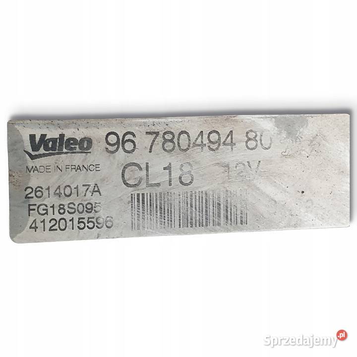 ALTERNATOR Peugeot 407 20 HDI 9678049480 valeo lubelskie