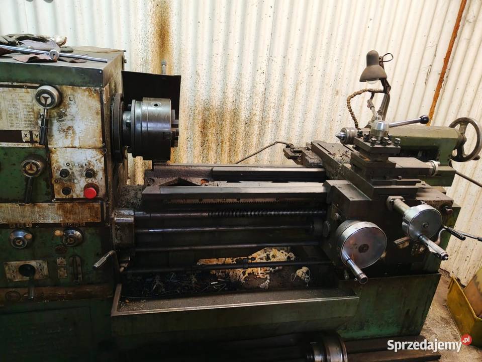 Tokarka do metalu Sn 402 x 750 przelot 105 mm Produkcja Maków Podhalański