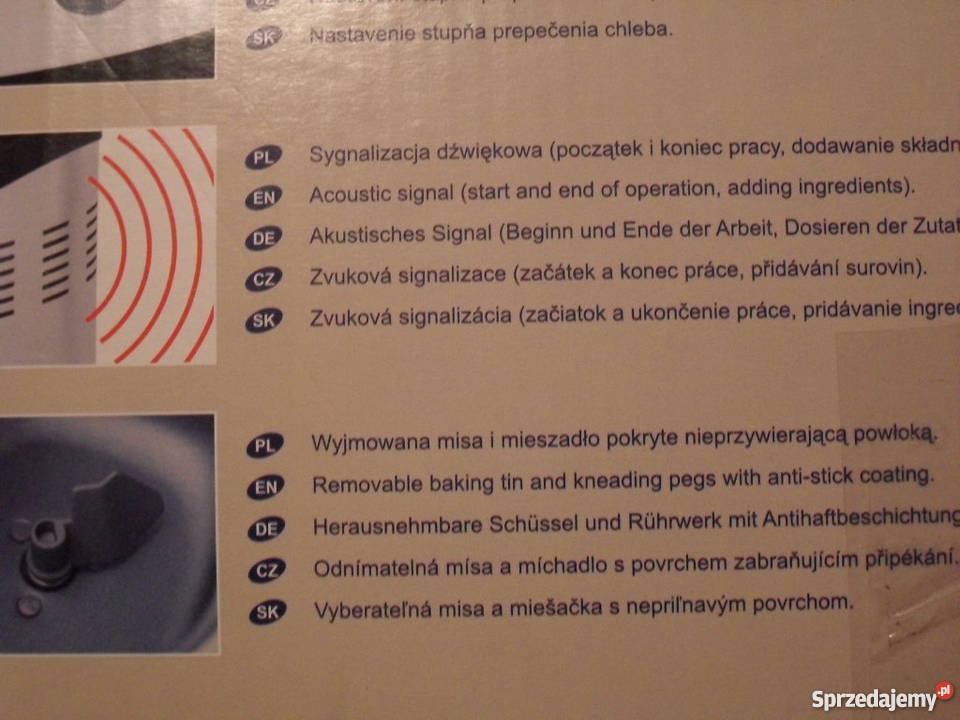 Wypiekacz do chleba Zelmer Warszawa sprzedam