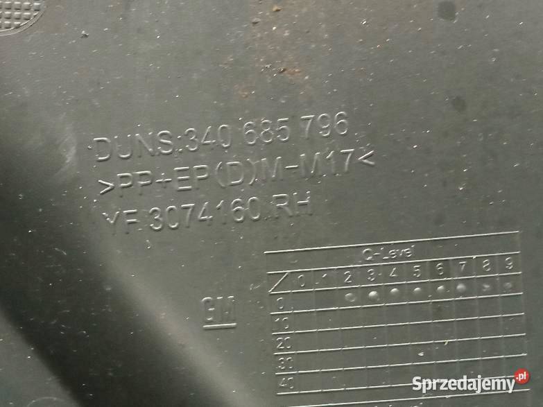 TAPICERKA BOCZEK PRAWY PRZÓD PASAŻERA 340685796