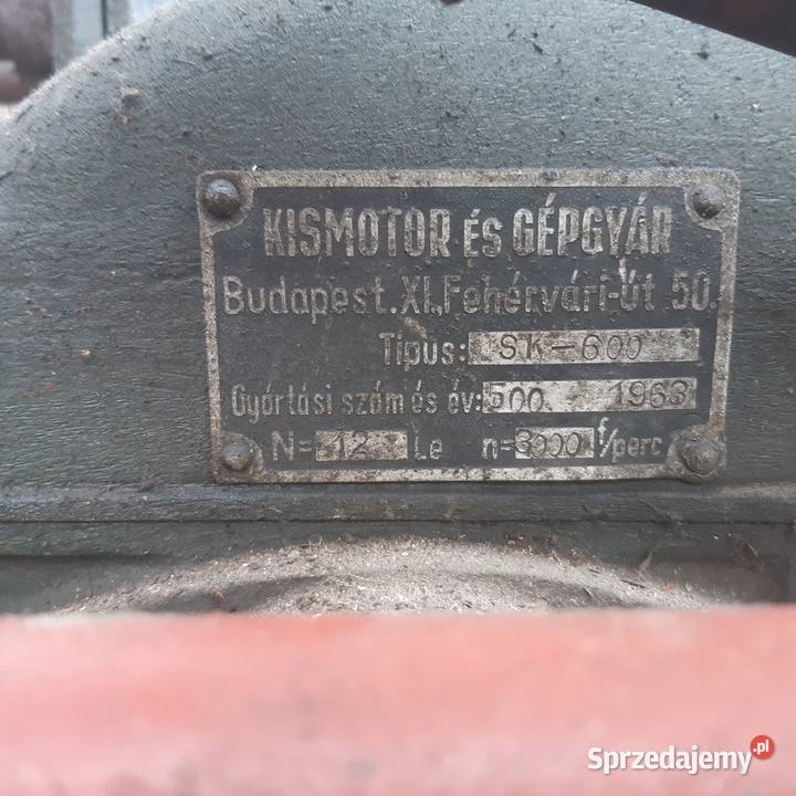 Stary silnik Kismotor s Gpgyri SK600 Bargłów Dworny