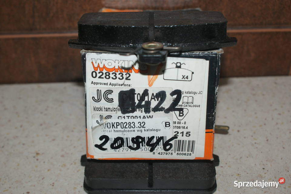 61461 ABS KLOCKI HAMULC SEAT IBIZA 8493 Z CZUJ osobowe Białobrzegi sprzedam