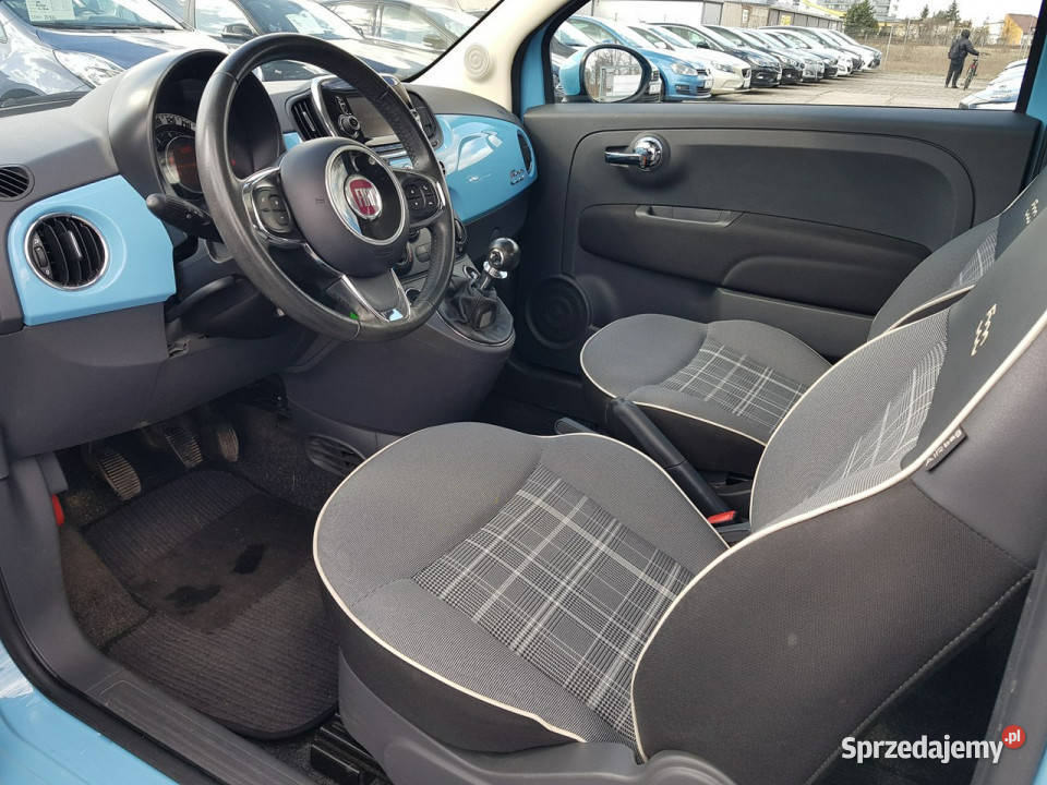 Fiat 500 12 Benzyna Klima Panorama wspomaganie kierownicy Włocławek