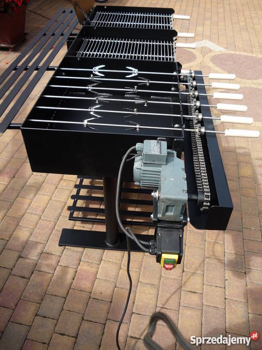 Gastronomiczny grill cateringowy na szaszłyki Grillowanie Damasławek