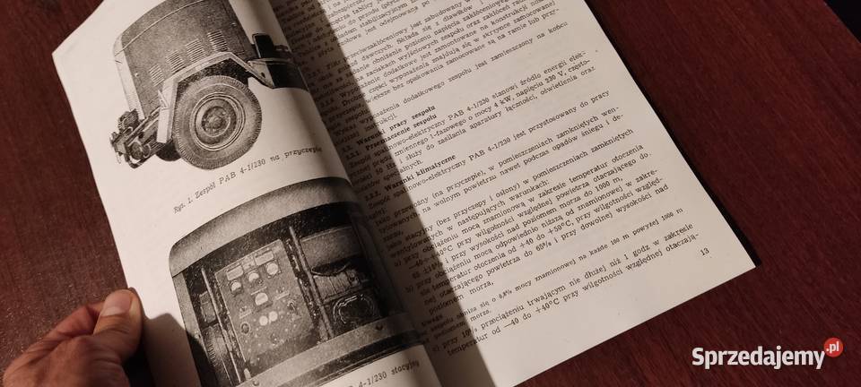 Dtr agregat prądotwórczy pan 4 1230 podkarpackie Stalowa Wola