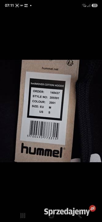 Bluza bawełniana męska Hummel rozmiar M podkarpackie Rzeszów sprzedam