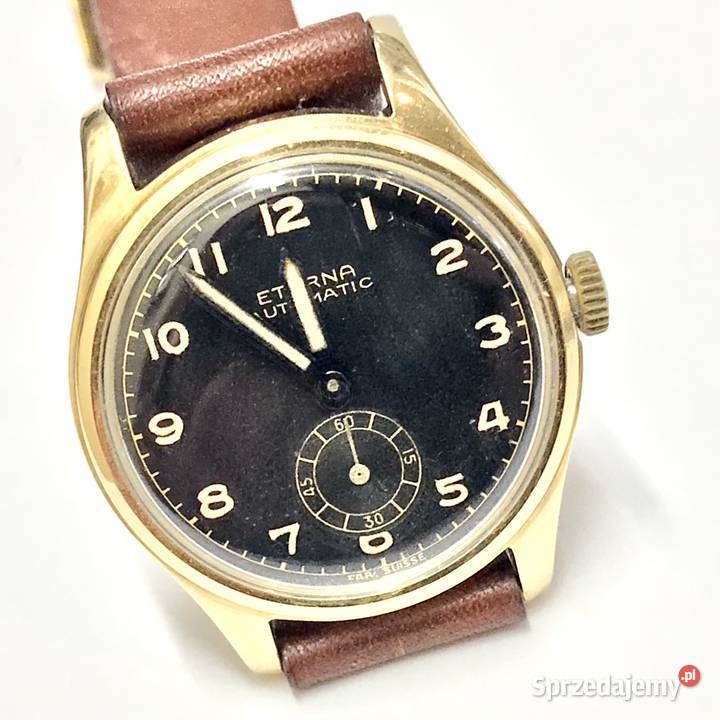Złoty ZEGAREK męski 585 14K ETERNA szwajcarski na rękę Warszawa