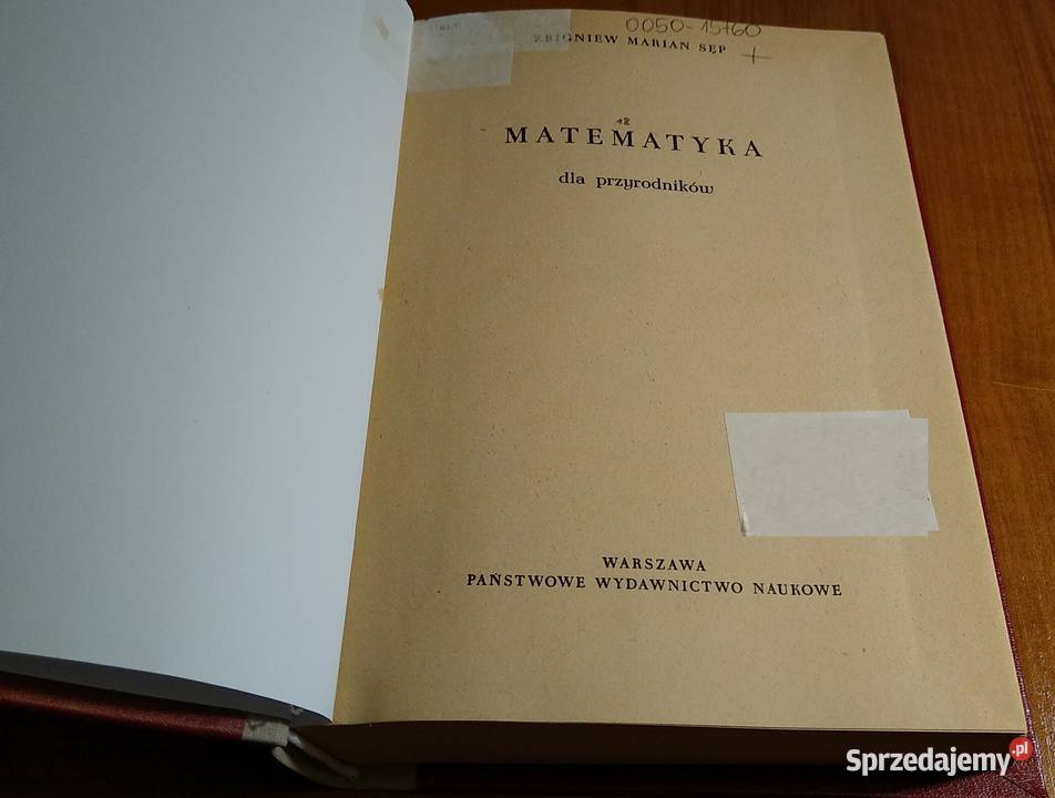 Matematyka przyrodników Zbigniew Marian Sęp pomorskie
