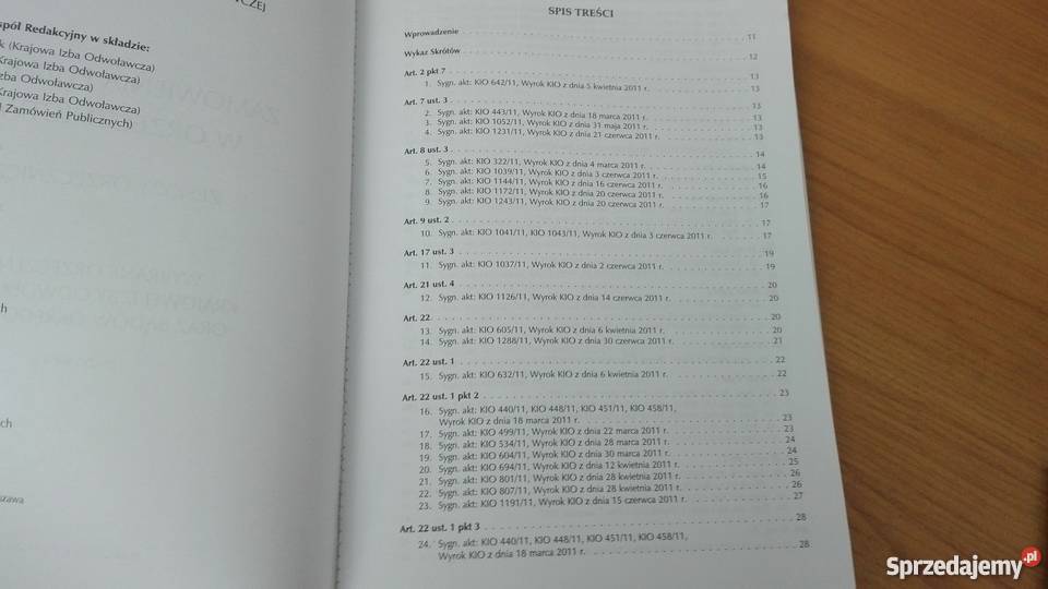 Zamówienia Publiczne w Orzecznictwie zeszyty Gdańsk